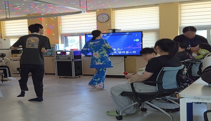 청주시 강서보건지소, 노래로 스트레스를 날려요!