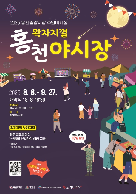 홍천중앙시장, “왁자지껄 홍천야시장” 개장