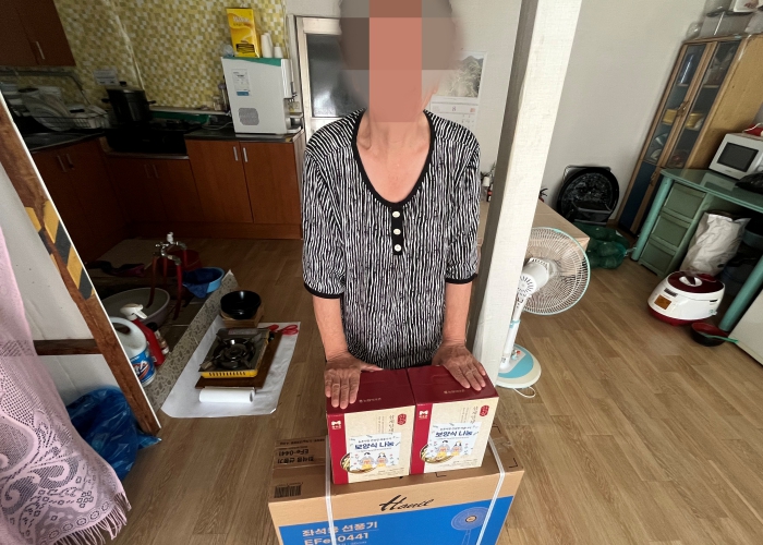 NH도농상생국민운동본부·농협은행 경기본부의‘2025년 농촌사랑 건강한 여름나기’나눔 사업, 양평군종합사회복지관을 통한 취약계층 삼계탕·선풍기 지원