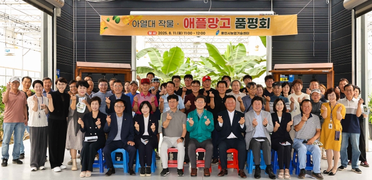 용인특례시, 아열대작물 애플망고 품평회 개최