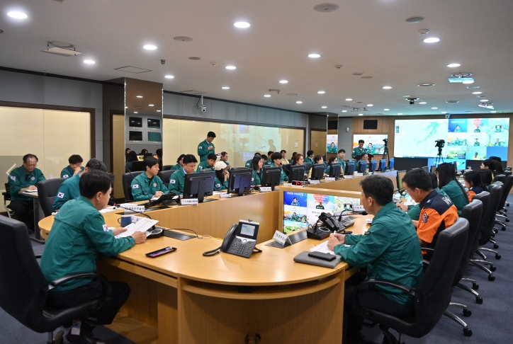 충남도, 비상2단계 근무 등 호우 대처 총력 
