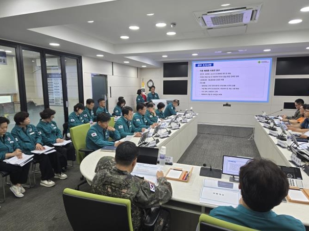 경산시, 2025 을지연습 돌입 최초상황보고 및 전시주요현안과제 토의 실시