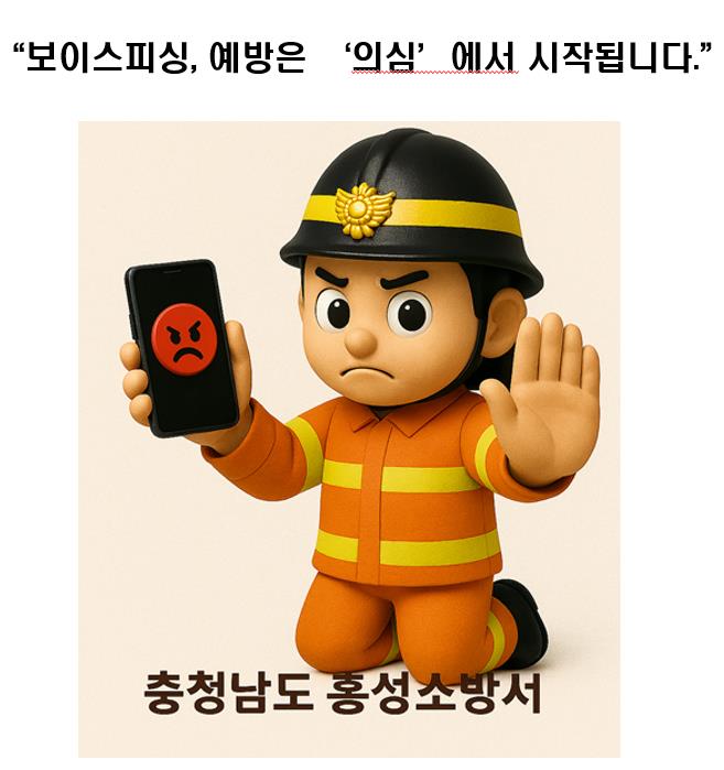 홍성소방서, 보이스피싱 예방 홍보 강화