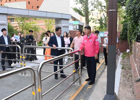 해운대구 통학로 안전협의체, 어린이보호구역 등 통학로 합동현장점검 실시