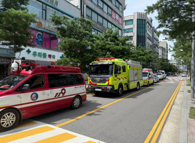 계양소방서, 민방위의 날 훈련 연계 소방차 길 터주기 훈련