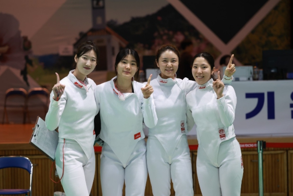 계룡시, 제65회 전국 펜싱선수권대회 ‘에페 단체전 우승’ 