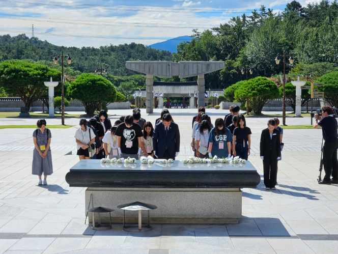 광주시교육청 대만 고등학생, 광주서 5·18 역사 배운다
