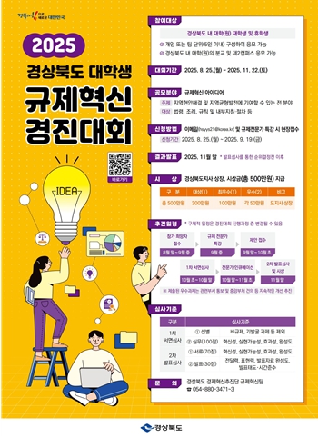 2025년 경상북도 대학생 규제혁신 경진대회 개최