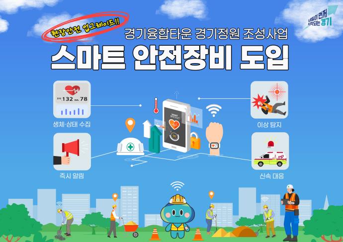 경기도, 경기융합타운 경기정원 조성사업에 스마트 안전장비 도입