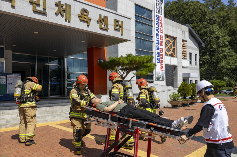 칠곡군, 대테러 합동 진압훈련 실시 