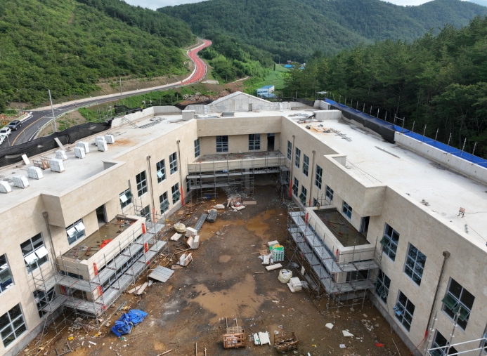 고흥군, 고흥군립하늘공원 공정률 75% 돌파.... 내년 1월 문 연다