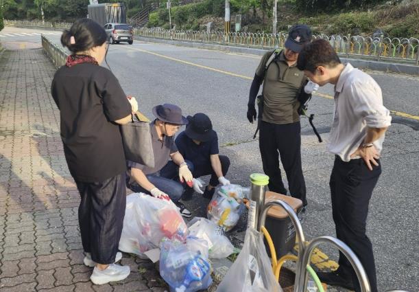 수원시 영통구 매탄1동, 무단투기 합동단속 실시