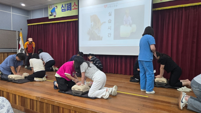 구례군, 심폐소생술․응급처치 교육으로‘골든타임’확보