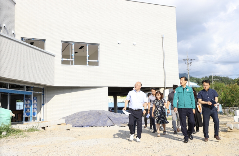 조길형 충주시장, 주요 현안시설 추진상황 현장 점검