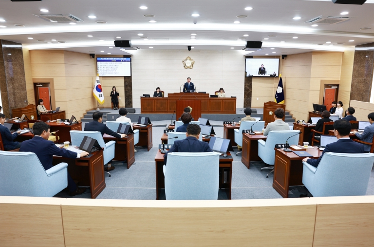 화순군의회, 제276회 임시회 개회