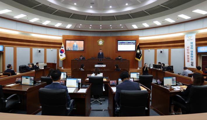 오산시의회, 제296회 임시회 개회