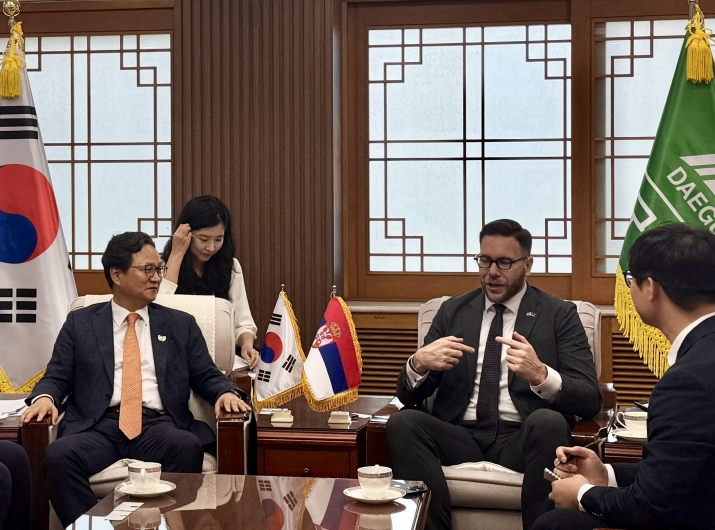 주한세르비아대사, 대구시 국제관계대사 예방