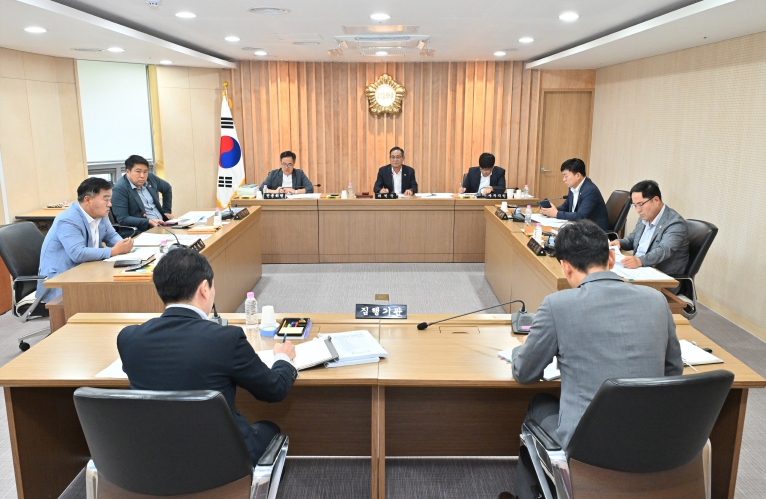 달성군의회, 집행기관과 의정간담회 열어