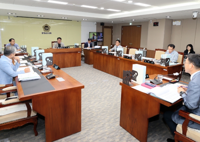 충청남도의회 건설소방위원회, 도민 안전 및 예산 실효성 집중 점검