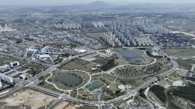 충남혁신도시관리본부, 내포신도시 공원 내 이륜차 통행 단속 시행