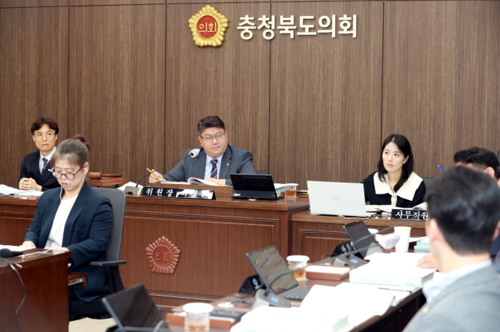 충북도의회 행정문화위 도립 파크골프장 성급한 사업 추진 지적