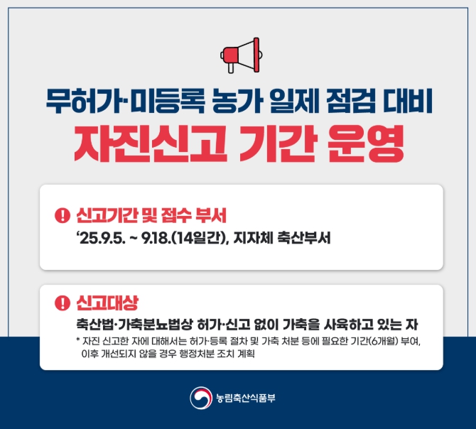 경남도, 무허가·미등록 축사 일제점검…방역 사각지대 해소
