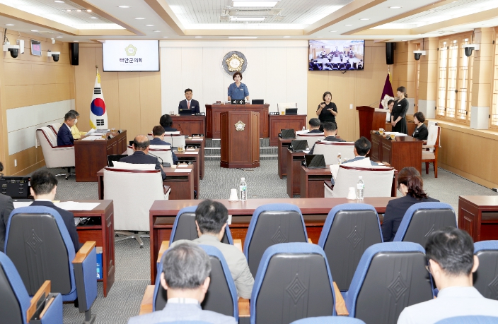 태안군의회, 제314회 임시회 개회