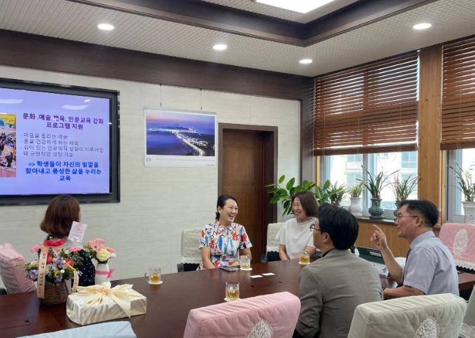 김지용 서산교육장, 녹색어머니회 임원단 간담회 열어
