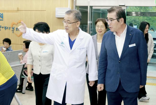 김동일 보령시장, 보령아산병원 지역응급의료센터 격려 방문
