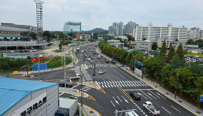 천안시, 새샘중~신도브래뉴 도로 왕복 4차선으로 확장