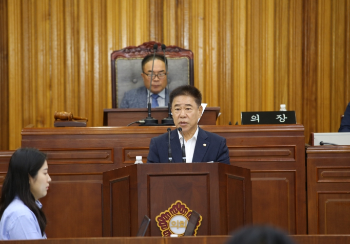 영광군의회 임영민 의원, 대마산단 연결도로 사업 구간 교통안전 대책 마련 촉구