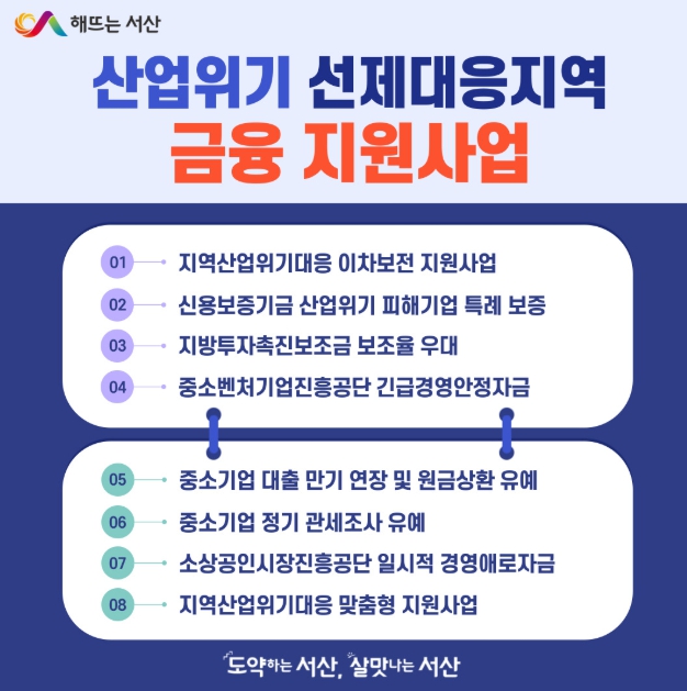 서산시, 산업위기 선제대응지역 ‘금융 지원 본격 추진’