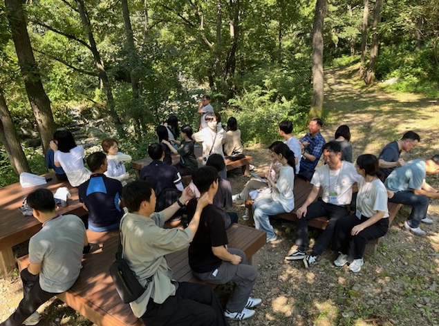 충남도 자경위, 가을 숲이 선사하는 자치경찰 쉼의 시간