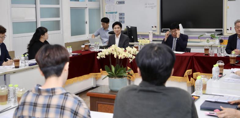 전남교육청, 무안초 ‧ 목포항도여중 방문 교직원 의견 청취 