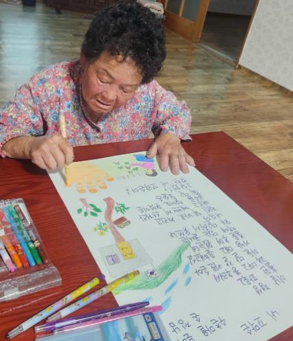 보성군 조성면 수촌마을 어르신 3명, 2025년 성인문해교육 시화전 수상
