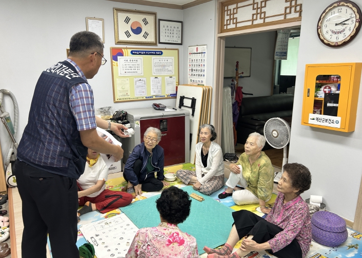 예산군, 노후아파트 화재안전 합동점검 실시
