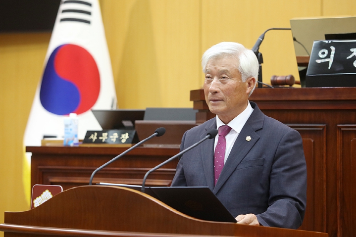 서산시의회 안동석 의원, 서산 바이오·웰빙·연구특구 근본적 재검토 촉구