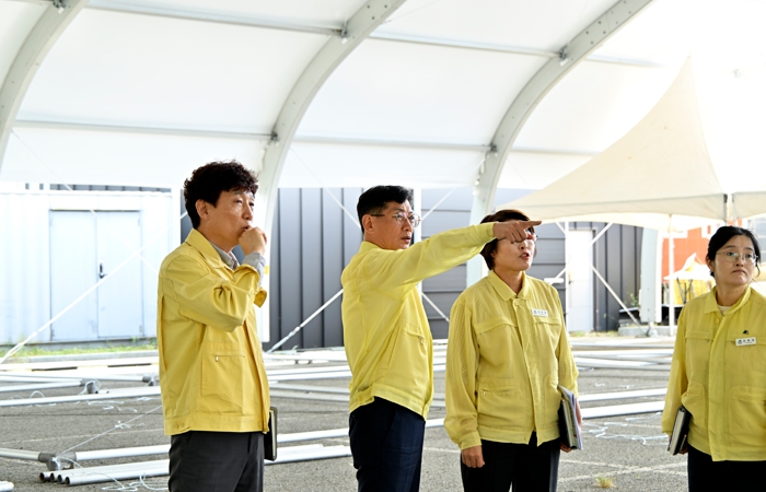 최훈식 장수군수, ‘제19회 장수 한우랑사과랑 축제’ 현장 점검