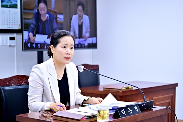 박유정 목포시의원, '목포시 안전문화운동 추진협의회 구성 및 운영 조례안' 대표 발의