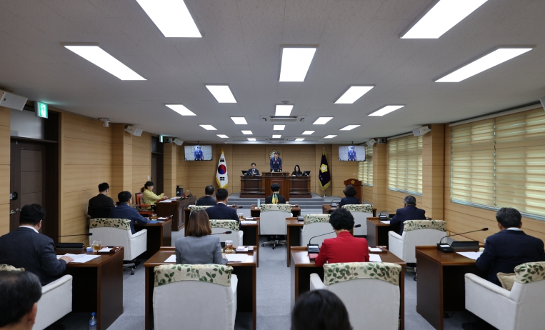 부여군의회, 제294회 임시회 폐회