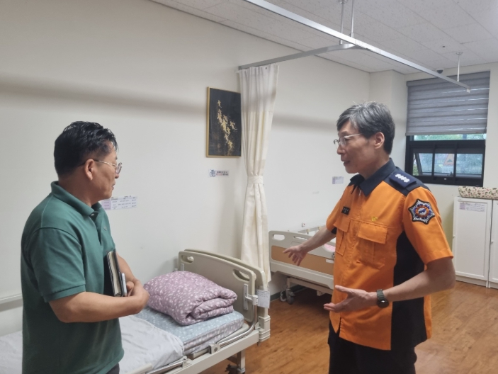 천안서북소방서, 추석대비 관서장 화재취약시설 “좋은아침 요양원”현장확인 실시
