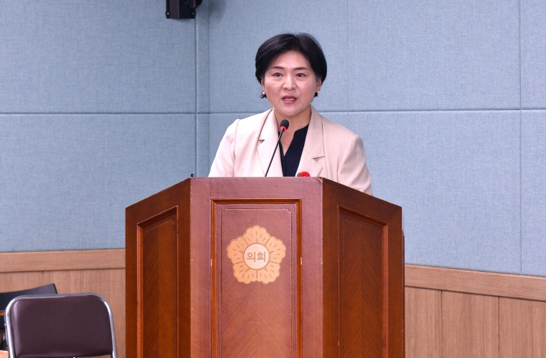 박성미 여수시의회 의원, '여수시 저장강박 의심가구 지원 조례' 제정