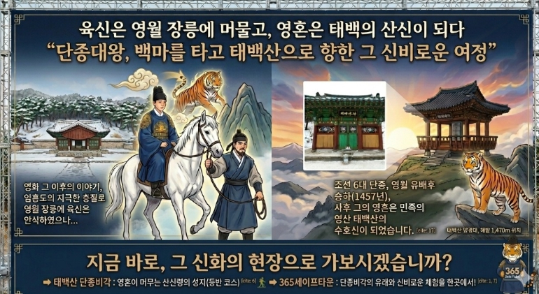 태백시 365세이프타운, 단종 설화 활용 관광 이벤트 추진… 영월 관광객 대상 연계 프로모션 운영