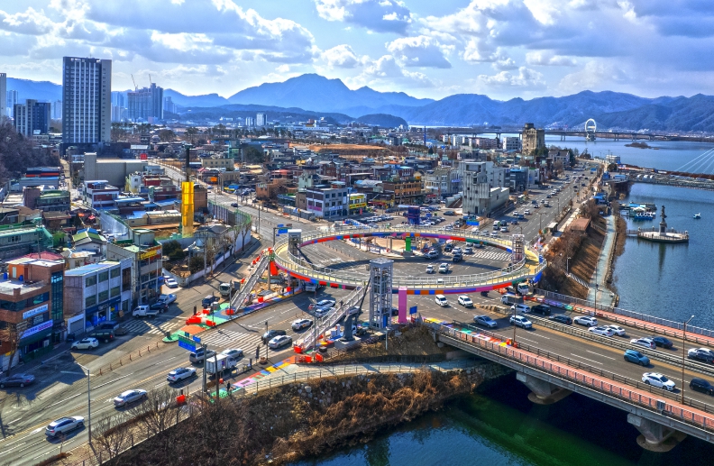 춘천 새로운 랜드마크 ‘소양아트서클’ 11일 불밝힌다