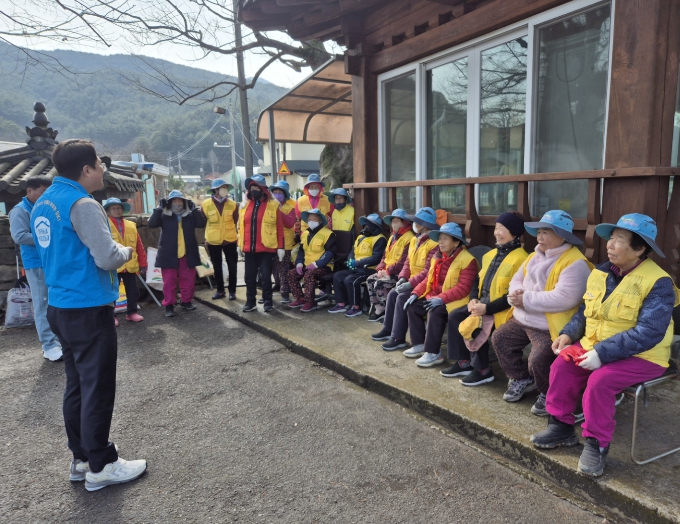 화순군 한천면, 노인일자리사업 참여자 안전교육 실시