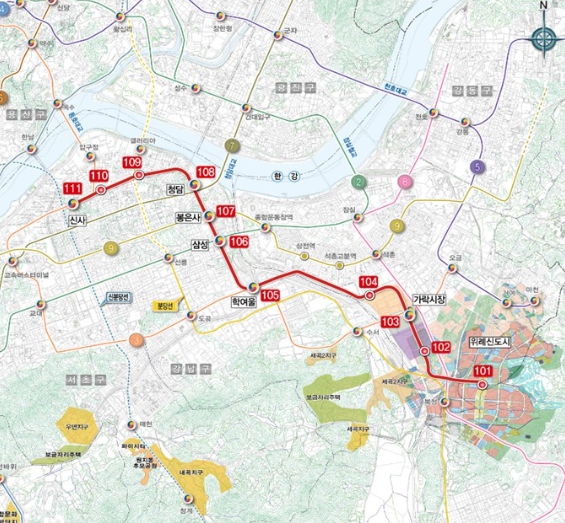 성남시, 지하철 8호선 판교연장 예타 대상 선정·위례신사선 예타 통과