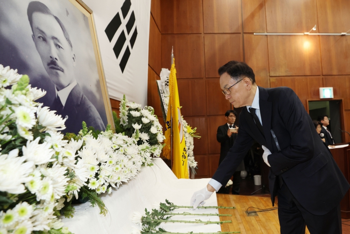 조성명 강남구청장, 도산 안창호 선생 서거 88주기 추모식 참석