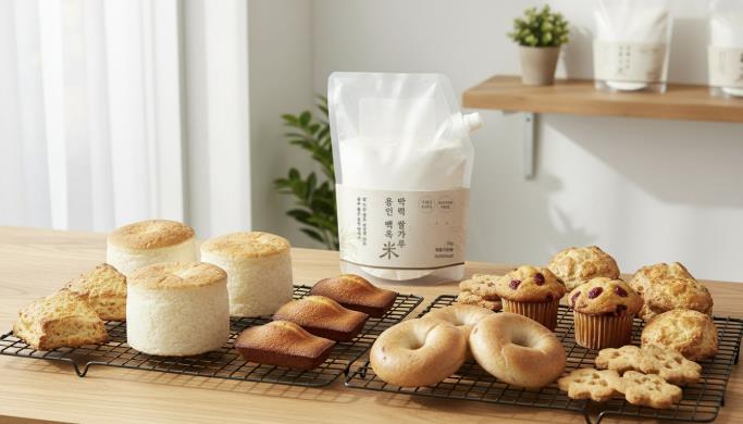 용인특례시, '백옥쌀' 이용한 글루텐 프리 제과용 쌀가루 출시