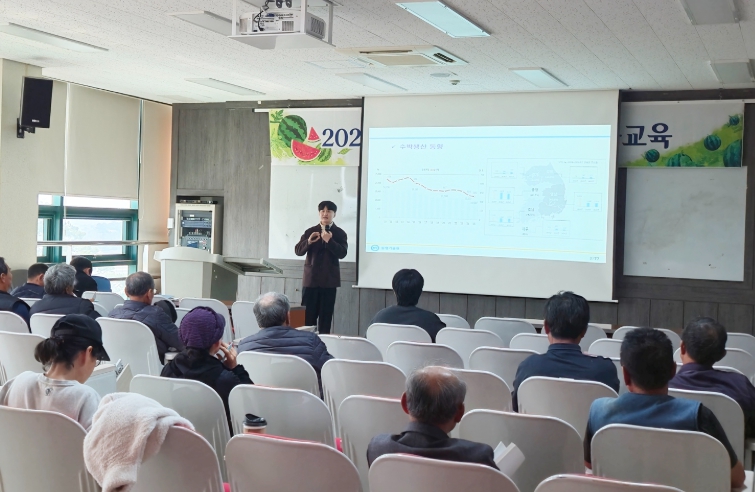 정읍시, 수박 재배 농가 대상‘고당도 수박 전문기술교육’실시