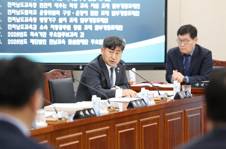 최정훈 전남도의원, 목포 항도초 1.8km 원거리 통학, 에듀버스 도입으로 안전 확보해야